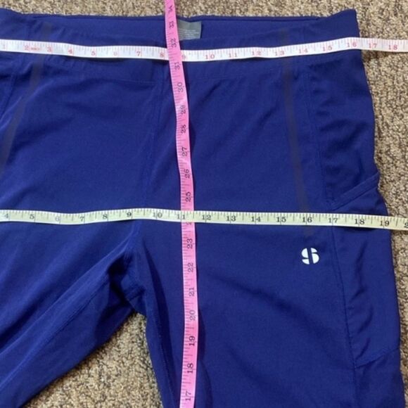 Sport Illustrated Purple Blue Leggings with Pockets Size XL - Picture 12 of 12